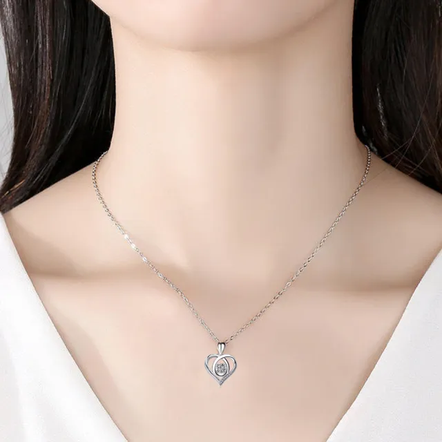 【Luster】年貨節!舞動愛心 50分 D/VS   培育鑽 鑽石項鍊(禮物傳遞摯愛閃耀永恆)