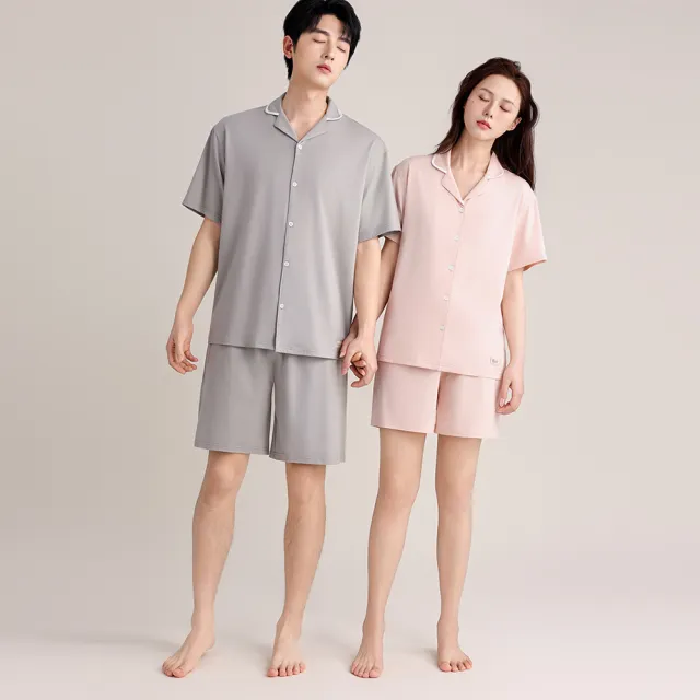 Hygieia天絲莫代爾+棉男性居家休閒短袖睡衣套裝(天絲莫代爾+棉男性居家休閒短袖睡衣套裝H560106)