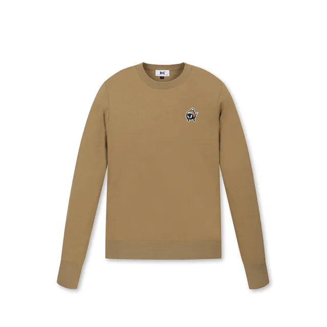 【WAAC】CREWNECK WAACKY SWEATER 女士 長袖上衣-淺咖啡色(WA24FWW22043600)