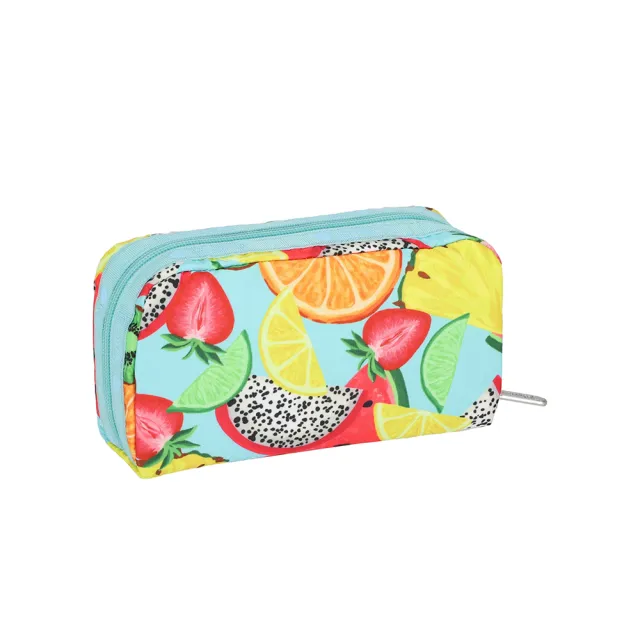 【Lesportsac】Rectangular Cosmetic 長形化妝包 收納包 送禮 禮物 推薦 女包(熱帶水果)