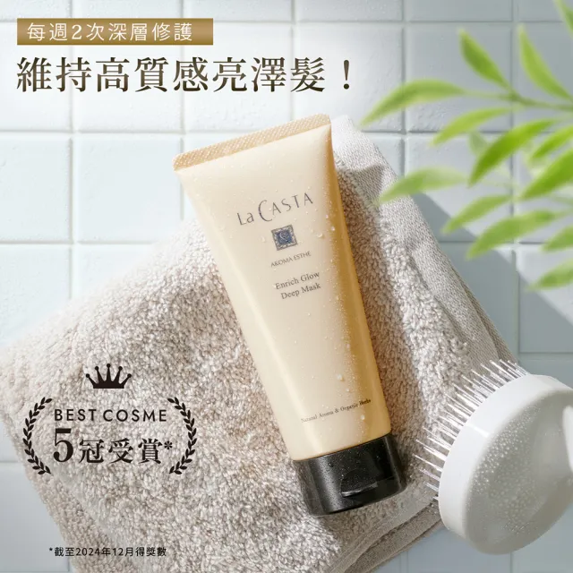 【La CASTA 蕾珂詩】沙龍級煥采深層滋養修護髮膜 150g(官方直營/高濃度深層修護．強力滋養受損髮絲)