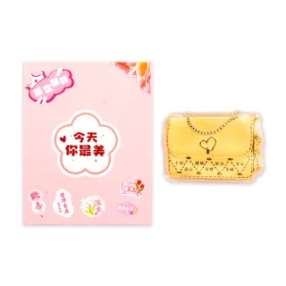 【金品坊】黃金母親節禮盒包你滿意禮盒擺件 0.05錢±0.01(純金999、黃金禮物、母親節禮物、母親節送禮)