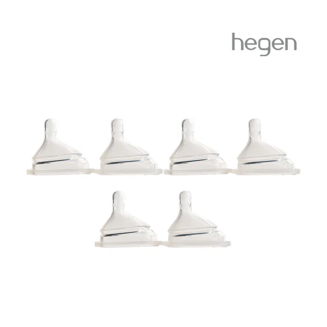 【hegen】總代理｜奶嘴六入組(流速任選)