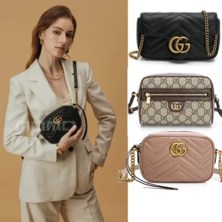 【GUCCI古馳】品牌經典 斜背包/相機包/腋下包(多款任選)