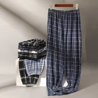【藍尼居家】★居家睡褲休閒褲(男睡衣/家居服/寬褲)