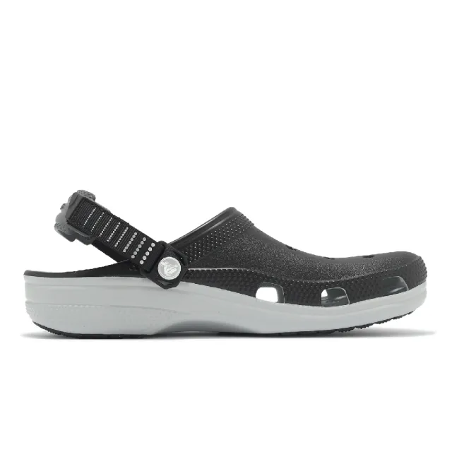 【Crocs】洞洞鞋 Classic Turbo Clog 男鞋 女鞋 經典渦輪克駱格 黑 涼鞋(211287001)