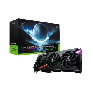 【MSI 微星】卡+板+電源 組合★GeForce RTX 5070 Ti 16G VANGUARD SOC 顯示卡+B850-P+A750BN