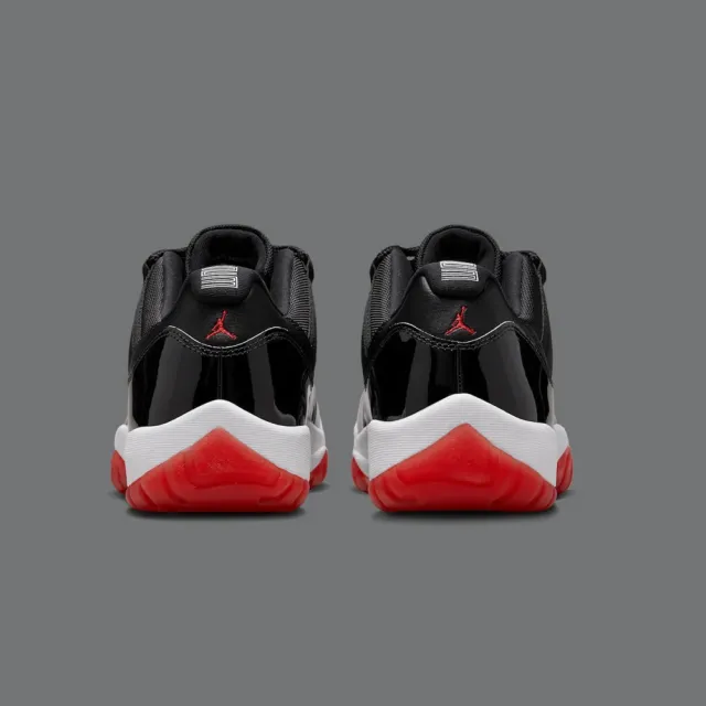 【NIKE 耐吉】休閒鞋 Air Jordan 11 Low Bred 2025 經典回歸 黑白紅 男鞋 FV5104-006
