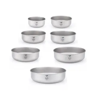 【Keith】鎧斯鈦單層鈦碗 Ti5334/500ml(露營鈦碗 戶外餐具 野炊登山餐碗 可直火堆疊 飯菜湯麵碗)