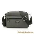 【Kinloch Anderson 金安德森】Ternence 小款拉鍊側背包(鐵灰)