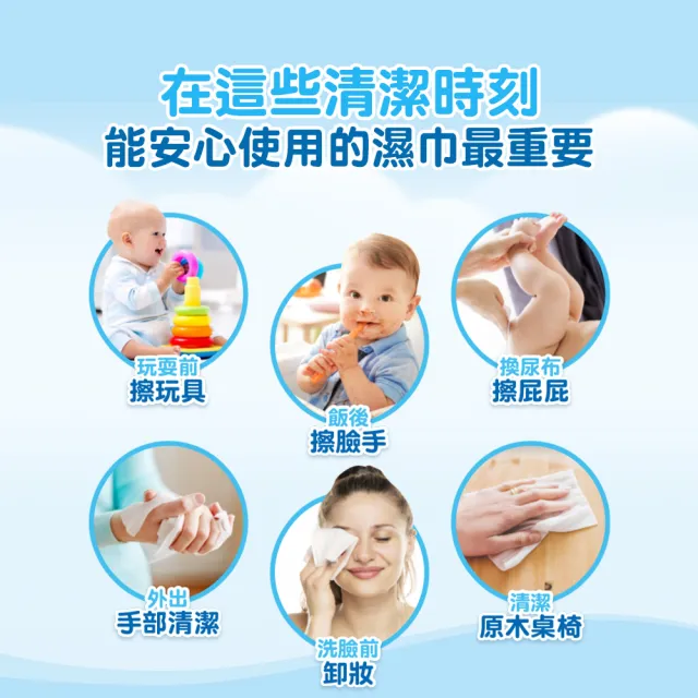 【HUGGIES 好奇】純水嬰兒濕巾厚型 80抽x10包/箱
