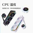 【JONSBO 喬思伯】TH360 全幅式無限鏡一體扇液晶水冷 黑/白 TDP:300W 5年保(高彩液晶/漏液賠償)