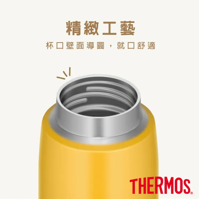 【THERMOS 膳魔師】momo獨家小熊維尼找橡實篇不鏽鋼真空保溫杯750ml(JOO-750WP-AGY)