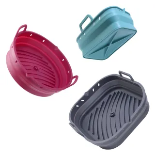 【生活King】微波烤箱用矽膠烤盤(附隔板)