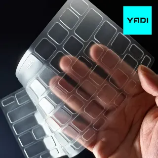 【YADI】Apple MacBook Air13 2025 M4 A3240 專用 超透光抗菌鍵盤保護膜
