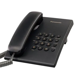 【Panasonic 國際牌】經典有線電話-黑(KX-TS500)