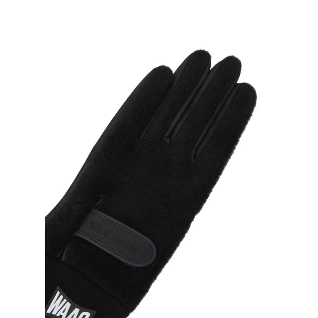 【WAAC】SYNTHETIC LEATHER GOLF GLOVES 男士 高爾夫球手套 雙-黑色(WA24FWMG20199)