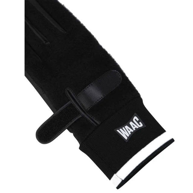 【WAAC】SYNTHETIC LEATHER GOLF GLOVES 男士 高爾夫球手套 雙-黑色(WA24FWMG20199)