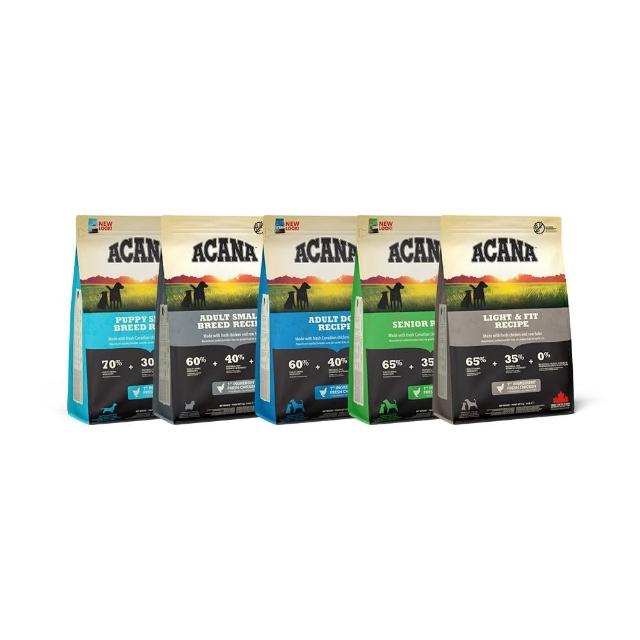 【ACANA】愛肯拿 無穀配方-幼犬.小成.成犬.室內犬.老犬-2kg(WDJ推薦/全齡犬/犬糧/犬飼料/鮮肉糧/高蛋白)