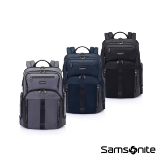 【Samsonite 新秀麗】URBAN-EYE 質感商務時尚輕量筆電後背包/雙肩包/電腦包15.6吋(多色可選)
