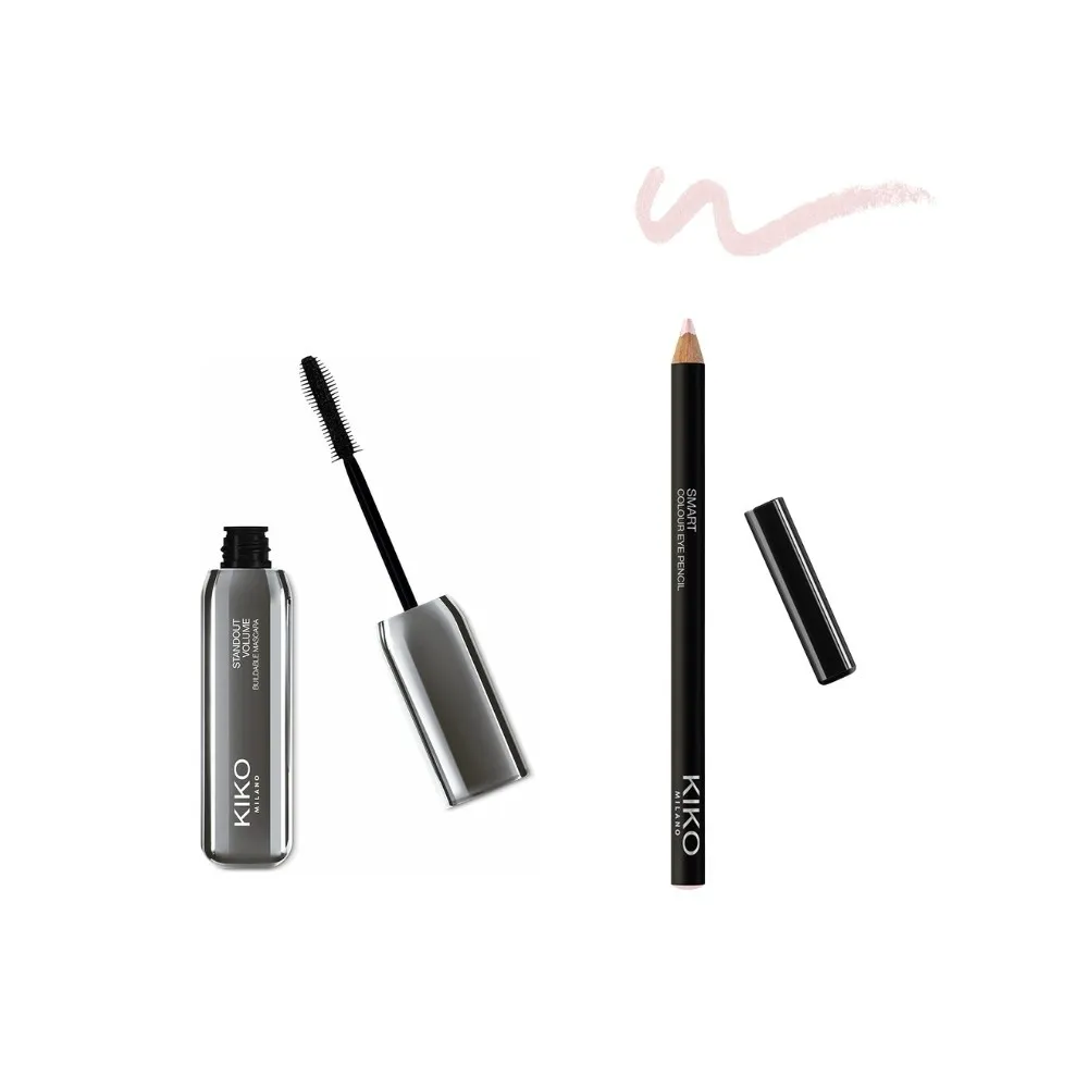 【KIKO MILANO】濃密睫毛迷人電眼系列 2件組 睫毛膏＋眼線筆(睫毛膏／眼線／眼線筆／眼妝／眼彩／眼影)