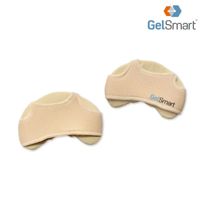 【Gelsmart 吉斯邁】矽膠前掌減壓舒緩墊-1雙(前腳掌墊 蹠骨墊 足底減壓 SI-BC161F)