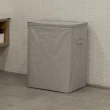 【ikloo 宜酷屋】掀蓋式牛津布分類髒衣收納籃(100L大容量)
