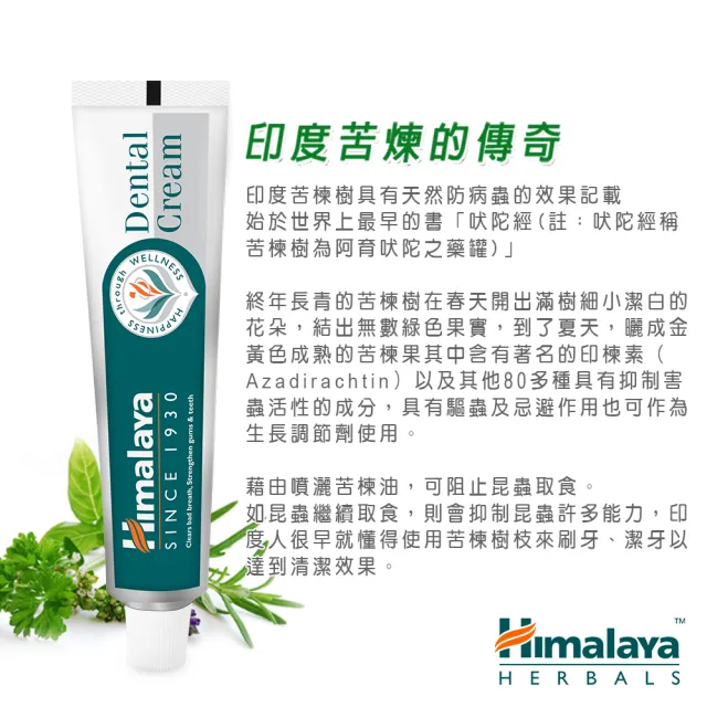 【Himalaya 喜馬拉雅】原廠草本牙膏100gX13入(草本/護齦配方)