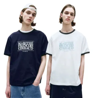 【MARITHE FRANCOIS GIRBAUD】官方旗艦 經典LOGO領口撞色滾邊TEE MFG 中性款(多款任選)