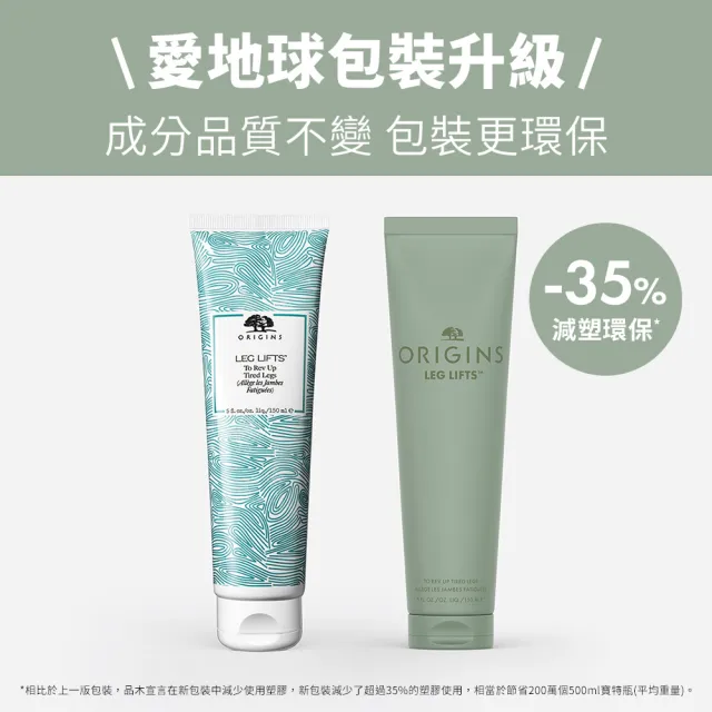 【ORIGINS 品木宣言】漫步雲端腿霜組(漫步在雲端腿部舒緩霜 250ml/旅遊保養)