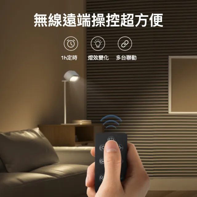【Momax】SnapLux Mood 可攜式360°雙光源無線磁吸氣氛燈(氣氛燈/床頭燈/小夜燈)