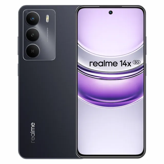 【realme】14x 6.67吋 曜石黑(8G/256G/聯發科天璣 6300/5000萬鏡頭畫素)