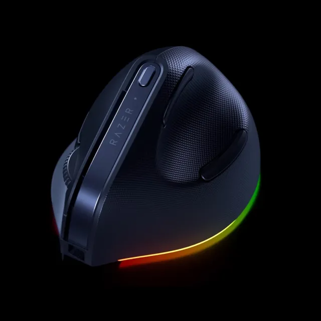 【Razer 雷蛇】Pro Click V2 直立式滑鼠(人體工學/三模連線/自訂義快捷)