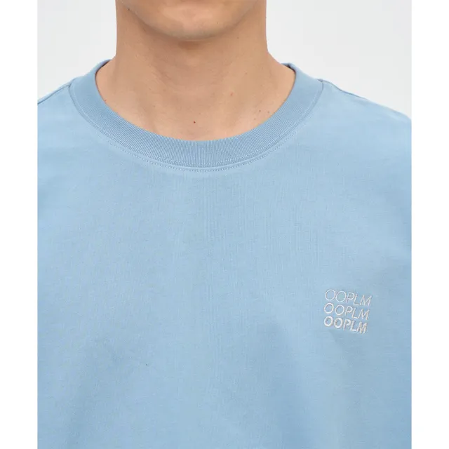 【plain-me】OOPLM 短袖上衣 短TEE TEE 白TEE 雪花絨 出清品_OPM0014-251