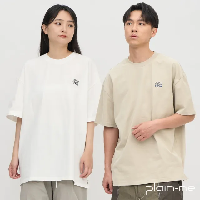 【plain-me】OOPLM 短袖上衣 短TEE TEE 白TEE 雪花絨 出清品_OPM0014-251