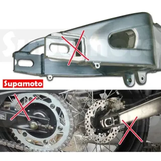 【Supamoto】擋泥板下移—S(大牌架/後土除/改裝/通用/街車/重機/復古/土除/擋泥/CB350)