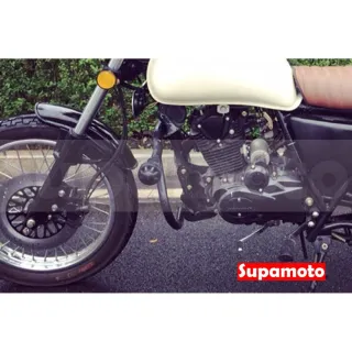 【Supamoto】復古短土除—S2(擋泥板/前土除/土除/前擋泥/通用/改裝/消光黑/電鍍銀/檔車/雲豹)