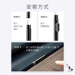 【Daily Lab】小金條系列特斯拉車載香氛DLCX3014(適配Tesla Model 3 或 Model Y 雙支套裝組)