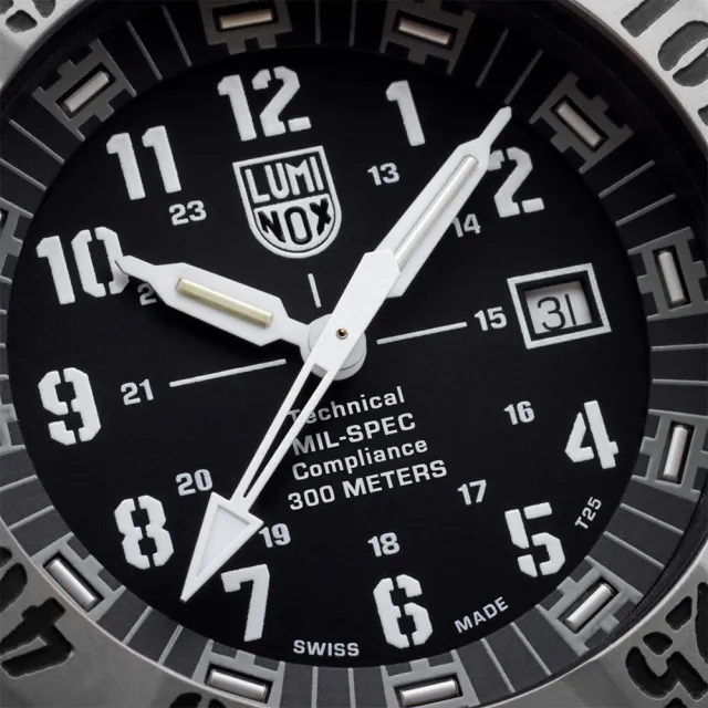【LUMINOX 雷明時】MIL-SPEC 美國軍規腕錶瑞士錶雙錶帶禮盒組3351SET