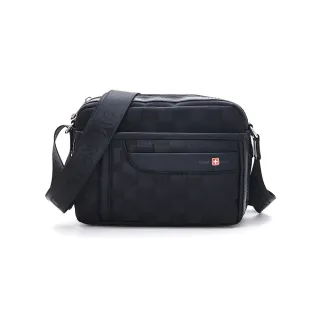 【OverLand】美式十字軍 - 格紋經典造型斜背包-小/S(2918)