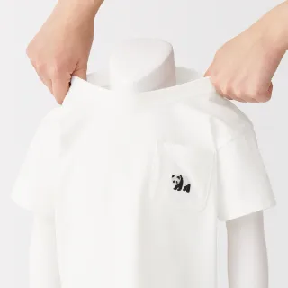 【MUJI 無印良品】兒童天竺刺繡口袋短袖T恤(共6色)