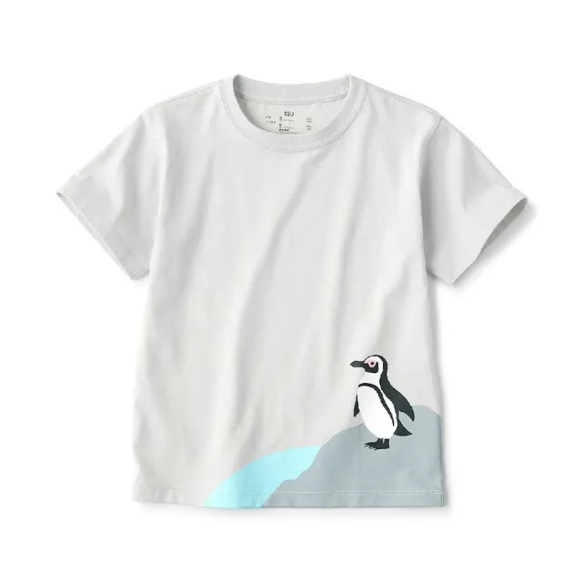 【MUJI 無印良品】兒童天竺印花短袖T恤(共5色)