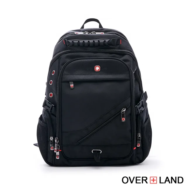 【OverLand】美式十字軍 - 素面造型機能筆電大容量後背包(29361)