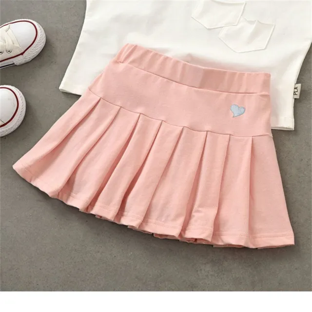 【安朵童舖】現貨韓版兒童女童夏季百搭皺褶裙褲女寶安全褲半身裙休閒短裙褲(023A)