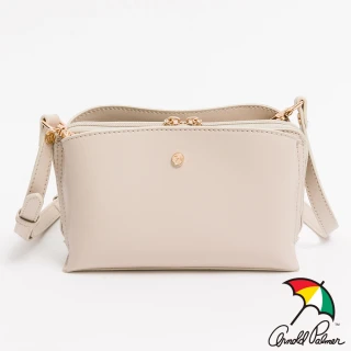 【Arnold Palmer 雨傘】斜背包  Code系列(米色)