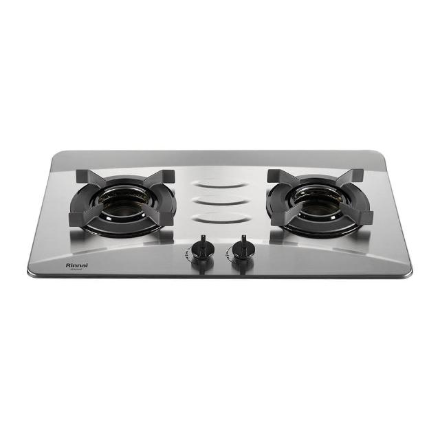 【林內】檯面式內焰不銹鋼雙口爐RB-N2601S(原廠安裝)
