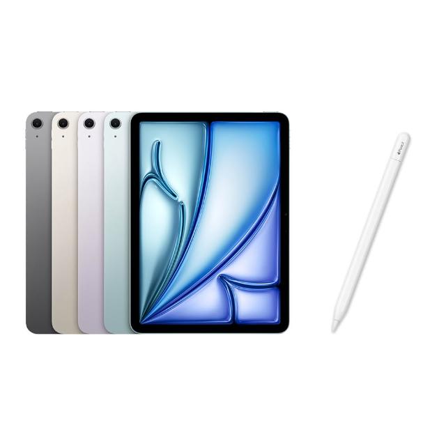 【Apple】2025 iPad Air M3晶片/11吋/WiFi/256G 平板電腦(Apple Pencil USB-C組)
