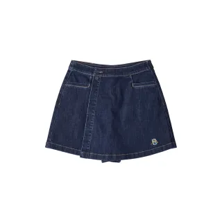 【GIORDANO 佐丹奴】女裝小小兵聯名牛仔褲裙 minions系列(71 深藍)