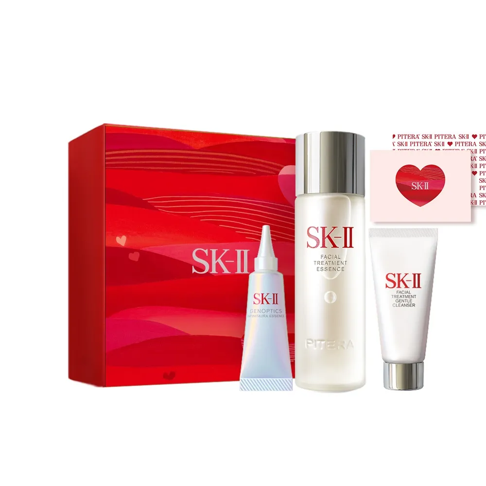 【SK-II】PITERA 光蘊恆璨套裝(限量版/青春露75ml+小燈泡精華10ml+潔面乳20g/母親節送禮)