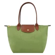 【LONGCHAMP】LE PLIAGE長把再生尼龍摺疊水餃包(中款/多色)
